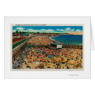 Menschenmengen am Strand, Santa Cruz, Santa Cruz,