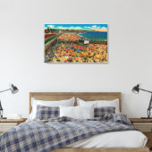 Menschenmengen am Strand, Santa Cruz, Santa Cruz,  Leinwanddruck (Insitu (Schlafzimmer))