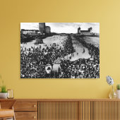 Menschenmengen in Atlantic City, NJ Beauty Pagent Leinwanddruck (Insitu (Wohnzimmer))