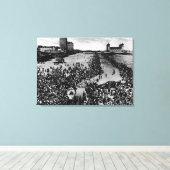 Menschenmengen in Atlantic City, NJ Beauty Pagent Leinwanddruck (Insitu (Holzboden))