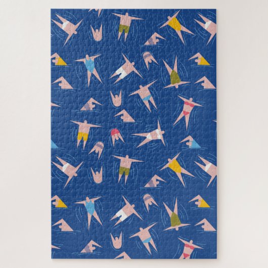 Menschenmuster Puzzle (Vertikal)