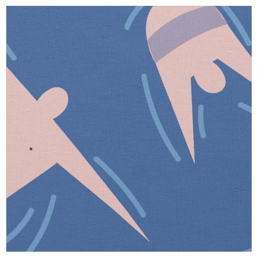 Menschenmuster Stoff (Nahaufnahme)