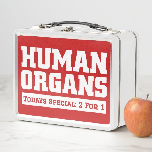 MENSCHENORGANE METALL BROTDOSE (Beispiel)