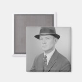 Menschenportrait Magnet (Vorderseite/Rückseite)