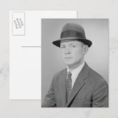 Menschenportrait Postkarte (Vorne/Hinten)