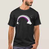 Menschenrechte asexuelle Flagge Regenbogen Ace Pri T-Shirt (Vorderseite)