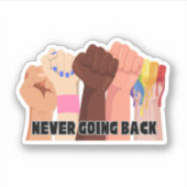 Menschenrechte Aufkleber (Vorderseite)