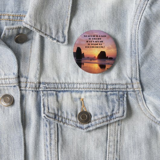 Menschenrechte Button (Beispiel)