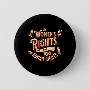 Menschenrechte Feminist Pro Choice Button