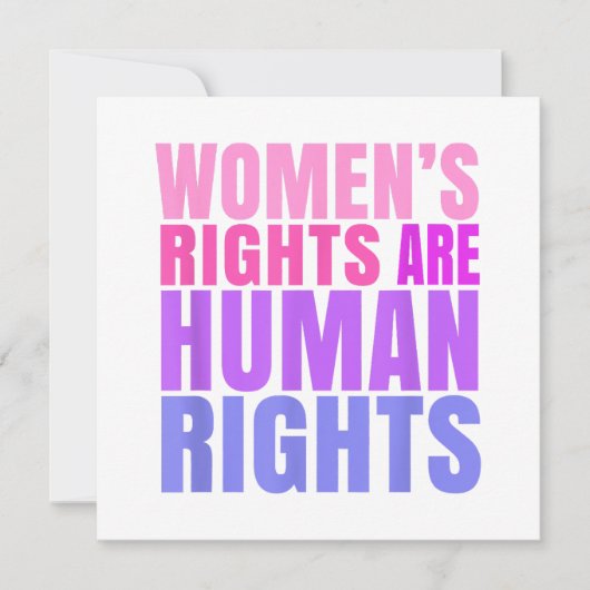Menschenrechte Frauenrechte (Vorderseite)