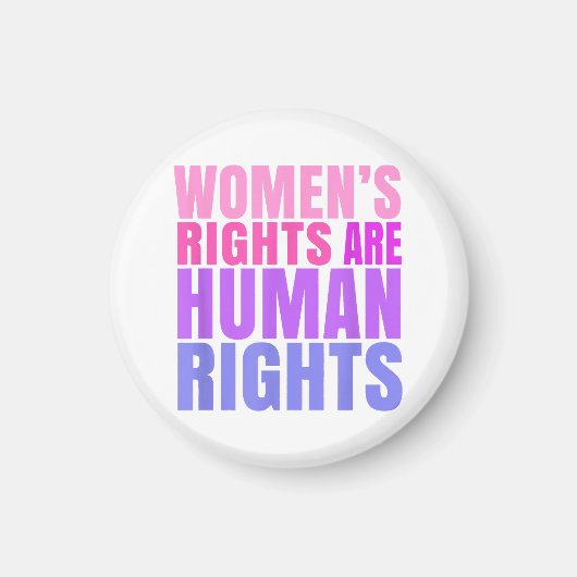 Menschenrechte Frauenrechte Magnet (Vorne)
