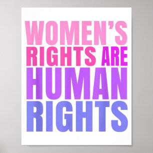 Menschenrechte Frauenrechte Poster