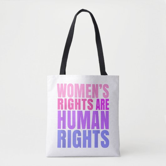Menschenrechte Frauenrechte Tasche (Vorderseite)