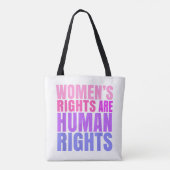 Menschenrechte Frauenrechte Tasche (Rückseite)