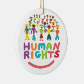 Menschenrechte Keramik Ornament (Rechts)