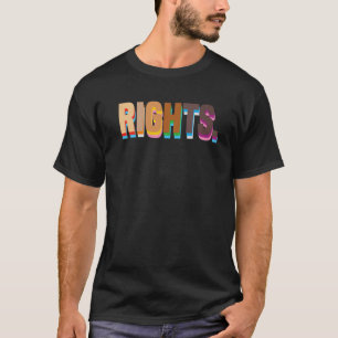 Menschenrechte LGBTQ Rassenjustiz Pride BLM Equali T-Shirt