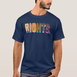 Menschenrechte LGBTQ Rassenjustiz Pride BLM Equali T-Shirt
