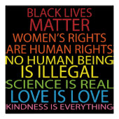 Menschenrechte Poster (Vorderseite)