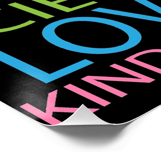 Menschenrechte Poster (Ecke)