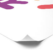 Menschenrechte Poster (Ecke)