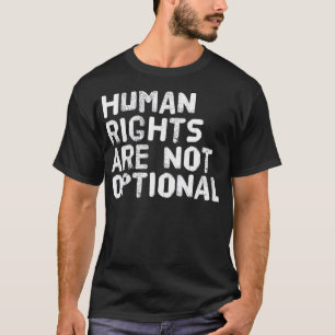 MENSCHENRECHTE SIND KEIN OPIONALER Funny LGB Gay G T-Shirt