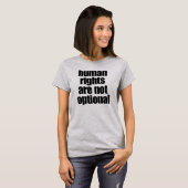 MENSCHENRECHTE SIND NICHT OPTIONAL T-Shirt (Vorne ganz)