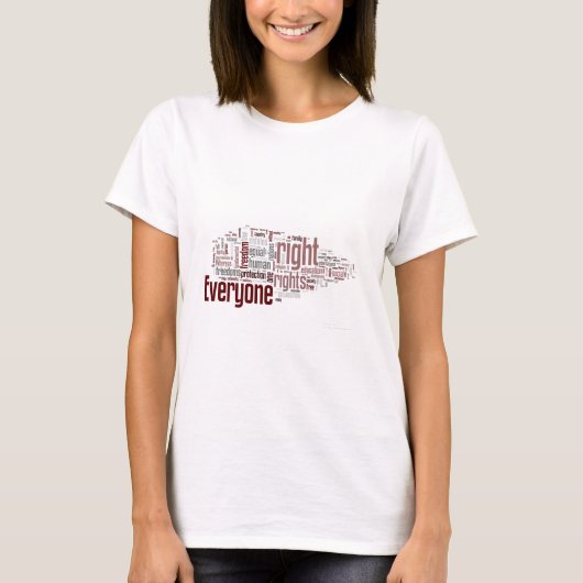 Menschenrechte T-Shirt (Vorderseite)