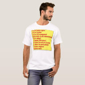 Menschenrechte T-Shirt (Vorne ganz)