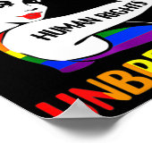 Menschenrechte - Unzerbrechliche LGBT-Stolz Monat Poster (Ecke)