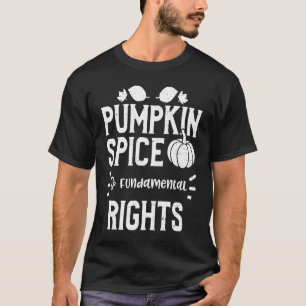 Menschenrechts-Kürbisgewürz und Grundrechte-Berich T-Shirt