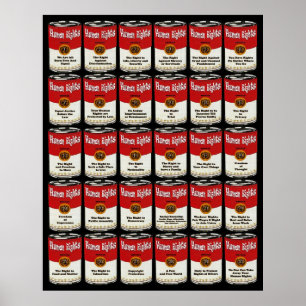 Menschenrechts-Plakat Poster