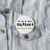 Menschenrechtsgleichheits-Behinderten-Protest-Butt Button (Beispiel)