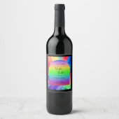 Menschenrechtshochzeit Weinetikett (Vorderseite)