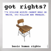 Menschenrechtsklausel Poster (Vorne)