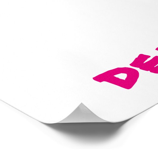 Menschenrechtspenster Poster (Ecke)