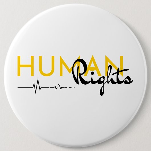 Menschenrechtspflege Button (Vorderseite)