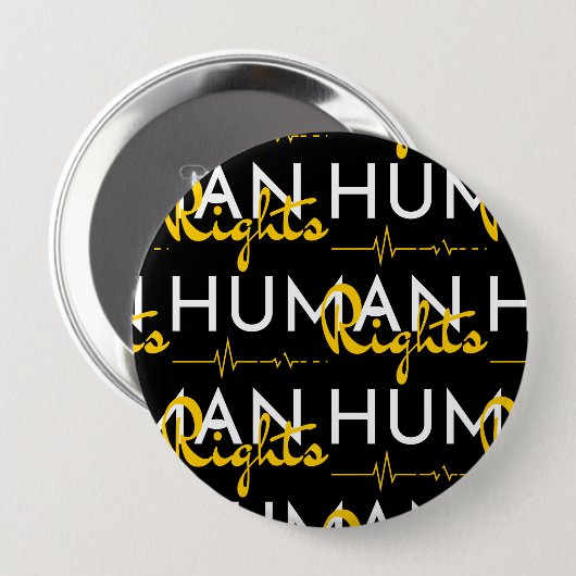 Menschenrechtspflege Button (Vorne & Hinten)