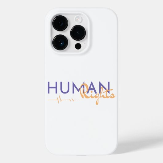 Menschenrechtspflege Case-Mate iPhone Hülle (Rückseite)