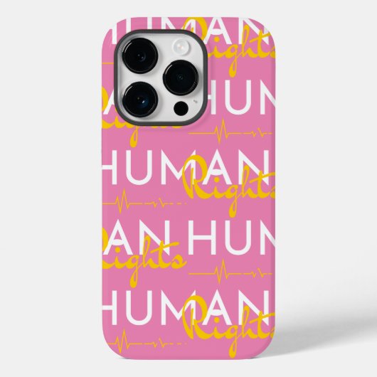 Menschenrechtspflege Case-Mate iPhone Hülle (Rückseite)
