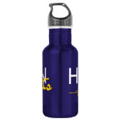 Menschenrechtspflege Edelstahlflasche (Rückseite)
