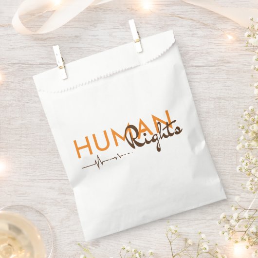 Menschenrechtspflege Geschenktütchen (Ausgeschnitten)