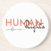 Menschenrechtspflege Getränkeuntersetzer (Vorne)