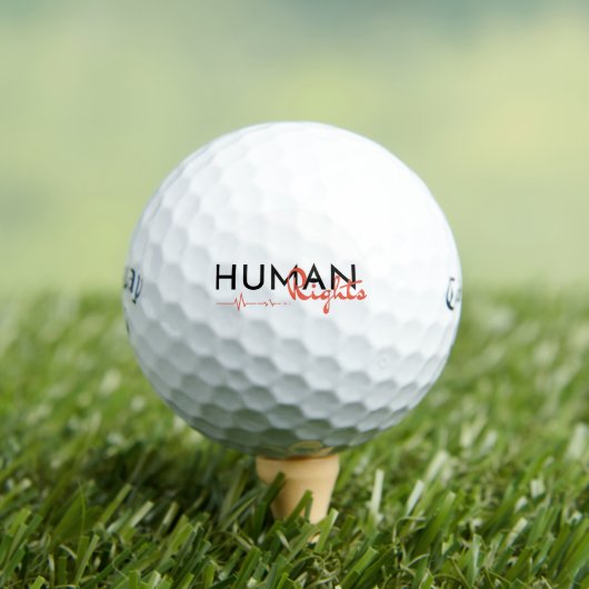 Menschenrechtspflege Golfball (Insitu T-Shirt)