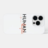 Menschenrechtspflege iPhone Hülle (Rückseite (Horizontal))