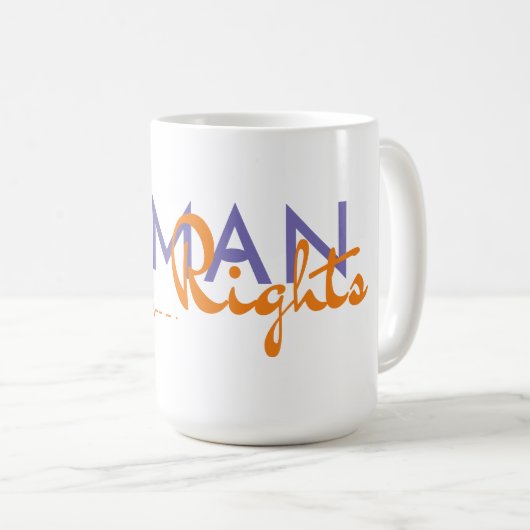 Menschenrechtspflege Kaffeetasse (VorderseiteRechts)