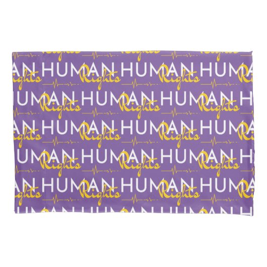 Menschenrechtspflege Kissenbezug (Vorderseite)