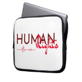 Menschenrechtspflege Laptopschutzhülle (Vorderseite Links)