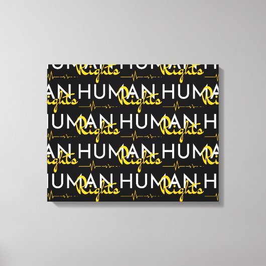 Menschenrechtspflege Leinwanddruck (Vorderseite)