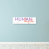 Menschenrechtspflege Leinwanddruck (Insitu (Holzboden))