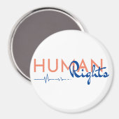 Menschenrechtspflege Magnet (Vorderseite/Rückseite)